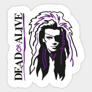 D.O.A. 80S STYLE ILLUSTRATION Sticker